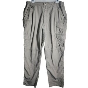 5.11 Tactical Series Khaki Relaxed Fit Cargo‎ Pants 36X30 Outdoor Workwear Men's